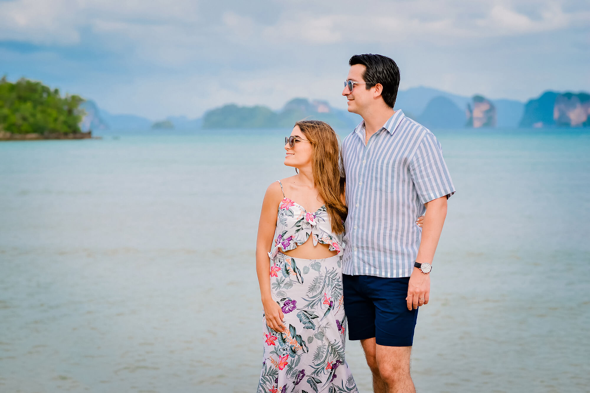 Honeymoon photo shoot at Koh Yao Noi